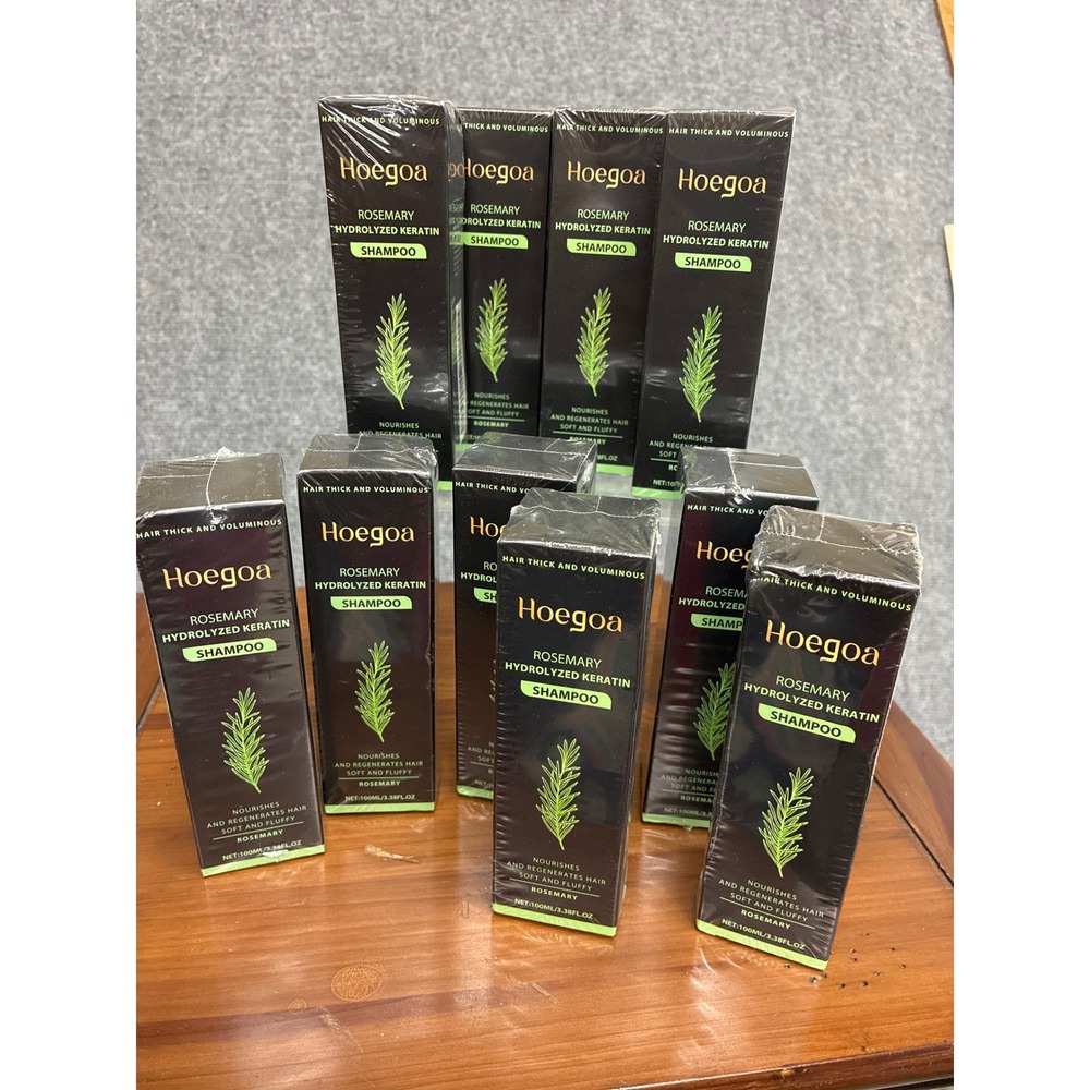 Hoegoa Rosemary Hydrolyzed Keratin Shampoo Thickening Volumizing 100ml 3.38oz